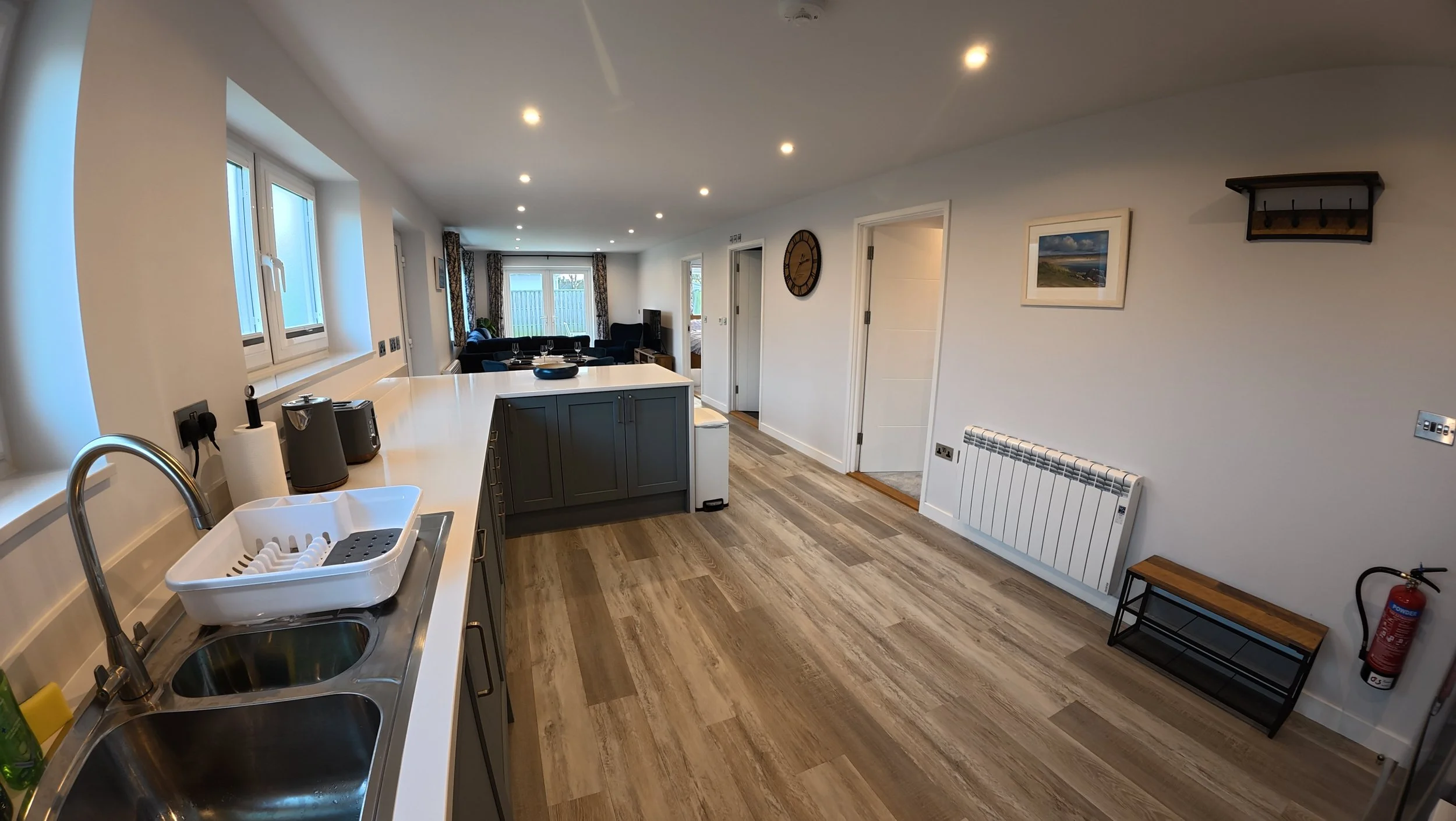 Dining area at Havasu Guernsey holiday let