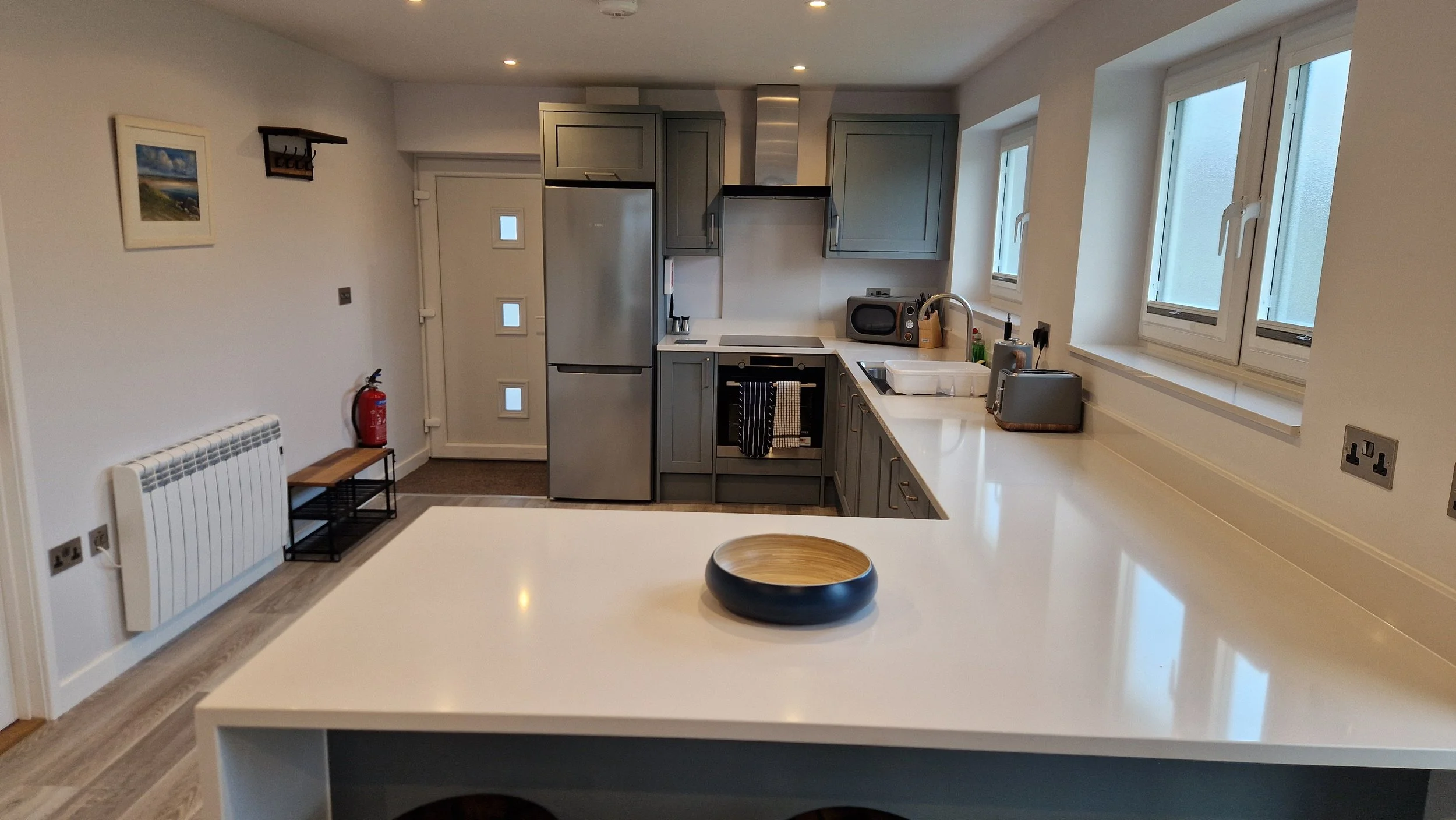 Kitchen appliances at Havasu holiday cottage Guernsey